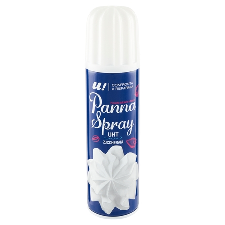 Panna Spray UHT Zuccherata U! Confronta e Risparmia